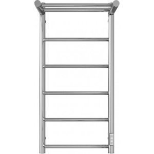 Полотенцесушитель электрический Двин Fj neo 80/40 полированный хром, с полкой