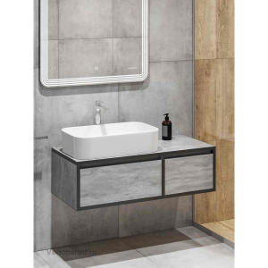 Купить Раковина накладная Sanita Luxe Infinity Slim 60 WB.CT/Infinity/60-N.Slim/WHT.G белая в Москве с доставкой Раковина накладная Sanita Luxe Infinity Slim 60 WB.CT/Infinity/60-N.Slim/WHT.G белая