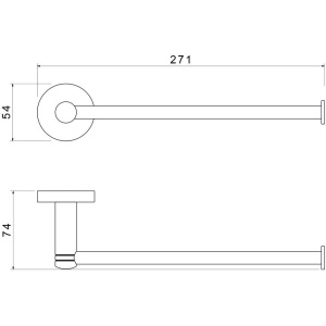 Купить Полотенцедержатель Timo Saona 13051/03 черный в Москве с доставкой Полотенцедержатель Timo Saona 13051/03 черный