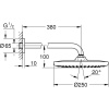 Верхний душ Grohe Tempesta 250 26663000
