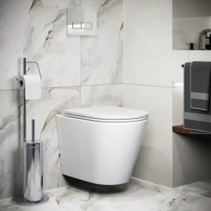 Унитаз подвесной Grossman Торнадо GR-4478SQ безободковый, с микролифтом