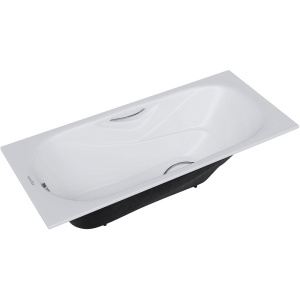 Чугунная ванна Акватек Гамма 150x75 см, с ножками, с ручками