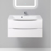 Мебель для ванной BelBagno Marino 90 bianco lucido, подвесная