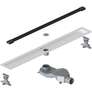 Душевой трап (лоток) Boheme B&T Infinity 80 см, черный