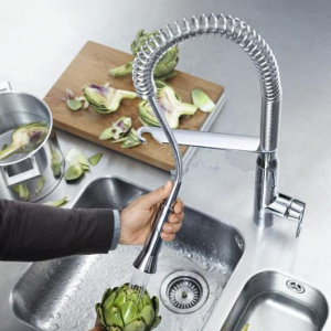 Купить Смеситель для кухонной мойки с высоким изливом Grohe K7 32950000 хром в Москве с доставкой Смеситель для кухонной мойки с высоким изливом Grohe K7 32950000 хром