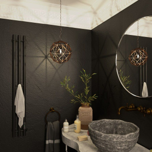 Купить Полотенцесушитель электрический Маргроид Inaro 120х12 R с крючками, черный матовый в Москве с доставкой Полотенцесушитель электрический Маргроид Inaro 120х12 R с крючками, черный матовый