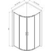 Душевой уголок AQUAme AQM3801F-8 80х80, профиль хром