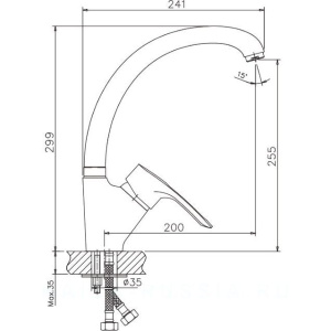 Смеситель для кухни Haiba HB66 HB4166