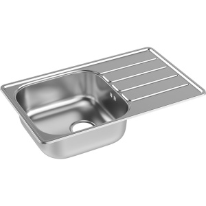 Комплект Мойка кухонная Domaci Равенна Rand DGR 780*480 (6) L2TG L + Смеситель MEGA Snow MG-SH03 хром