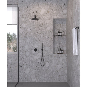 Купить Душевой комплект Kludi Bozz 387363976 С ВНУТРЕННЕЙ ЧАСТЬЮ, черный матовый в Москве с доставкой Душевой комплект Kludi Bozz 387363976 С ВНУТРЕННЕЙ ЧАСТЬЮ, черный матовый