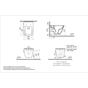 Купить Унитаз подвесной с сиденьем микролифт VitrA Integra Square 7082B003-7209 безободковый в Москве с доставкой Унитаз подвесной с сиденьем микролифт VitrA Integra Square 7082B003-7209 безободковый