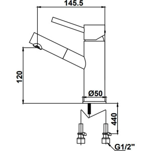 Купить Смеситель для раковины Kaiser Merkur 26011 в Москве с доставкой Смеситель для раковины Kaiser Merkur 26011
