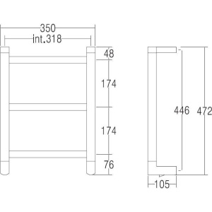 Полотенцесушитель электрический Margaroli Sole 540S хром