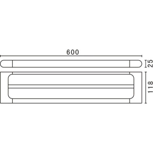 Полотенцедержатель Art&Max Platino AM-E-3948AL