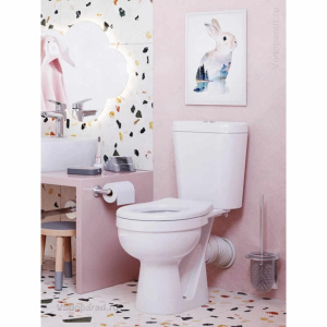 Купить Унитаз-компакт напольный с бачком и сиденьем Santek Каспер 1.WH50.1.741 в Москве с доставкой Унитаз-компакт напольный с бачком и сиденьем Santek Каспер 1.WH50.1.741