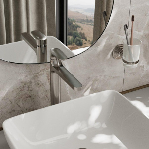 Купить Смеситель для раковины Wasserkraft Spree 1403H никель в Москве с доставкой Смеситель для раковины Wasserkraft Spree 1403H никель