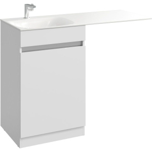 Купить Мебель для ванной Aqwella Forma с бельевой корзиной слева в Москве с доставкой Мебель для ванной Aqwella Forma с бельевой корзиной слева