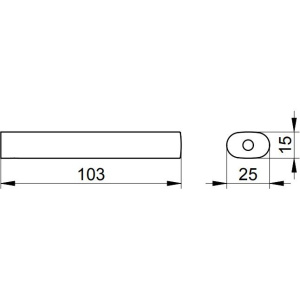 Держатель для запасных рулонов Keuco Edition 400 11563 бронза