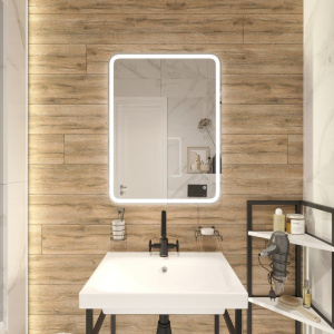 Купить Зеркало DIWO Коломна, 60 с подсветкой светодиодной, сенсорное управление, прямоугольное, настенное в Москве с доставкой Зеркало DIWO Коломна, 60 с подсветкой светодиодной, сенсорное управление, прямоугольное, настенное