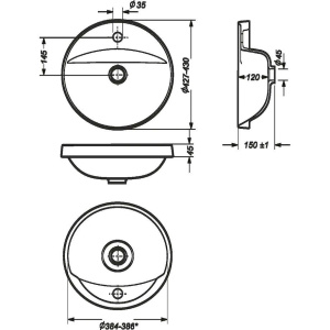 Купить Раковина встраиваемая Sanita Luxe Art Inside 45 WB.IN/Art/43-C/WHT.G/S1 белая в Москве с доставкой Раковина встраиваемая Sanita Luxe Art Inside 45 WB.IN/Art/43-C/WHT.G/S1 белая