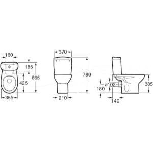 Купить Сливной бачок для унитаза Roca Victoria 34139Z000 в Москве с доставкой Сливной бачок для унитаза Roca Victoria 34139Z000