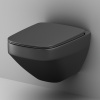 Унитаз подвесной AM.PM Inspire V2.0 FlashClean C50A1700MBSC безободковый, черный матовый