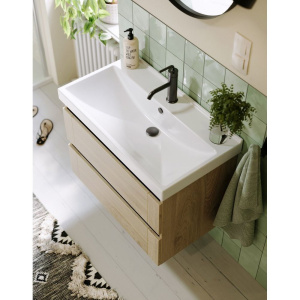 Тумба с раковиной Aqwella Astrid 80 дуб давос