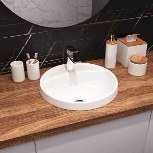 Купить Раковина встраиваемая Sanita Luxe Art Inside 45 WB.IN/Art/43-C/WHT.G/S1 белая в Москве с доставкой Раковина встраиваемая Sanita Luxe Art Inside 45 WB.IN/Art/43-C/WHT.G/S1 белая