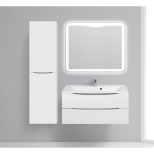 Тумба с раковиной BelBagno Marino 100 bianco lucido, подвесная