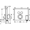 Термостатический смеситель Hansgrohe ShowerSelect 15765000 для душа
