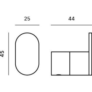 Крючок Nofer Verona 16871.S матовый сатин