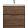 Мебель для ванной BelBagno Kraft 100 напольная, rovere tabacco, раковина BB1000ETL