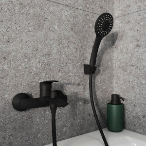 Смеситель для ванны с душем Milardo Rora RORBL00M02 черный