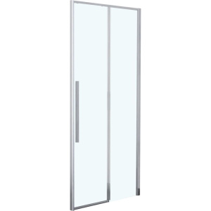 Душевой уголок RGW Stilvoll SV-12+80 см (118,5-120)x80x195 профиль хром, стекло прозрачное