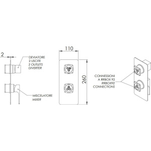Купить Смеситель для ванны с душем Remer Absolute AU92KBBG золотой брашированный в Москве с доставкой Смеситель для ванны с душем Remer Absolute AU92KBBG золотой брашированный