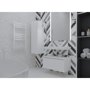 Тумба Armadi Art Flat Valessi Uno-S 80 белый глянец