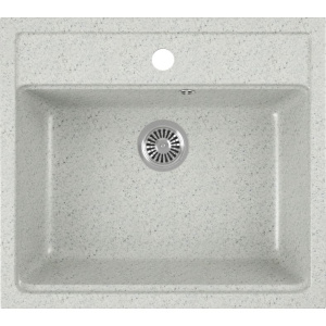 Комплект Мойка кухонная Domaci Бьелла DMC-06 серая + Смеситель Равенна