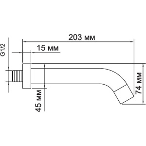 Излив Wasserkraft A018 для ванны