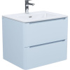 Тумба с раковиной IDDIS Edifice 60 подвесная, голубая