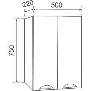 Шкаф Emmy Рокси 50