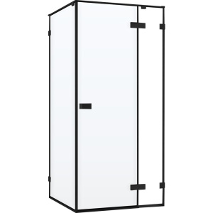 Душевой уголок Cezares Bellagio BELLAGIO-A-1-100-C-NERO 100х100, черный