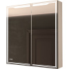 Зеркало-шкаф Art&Max Merano 90х80 L, с подсветкой, с подогревом