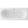 Акриловая ванна Excellent Oceana WAEX.OCE16.RELAX 160x75 см, с гидромассажем, с каркасом, со сливом-переливом