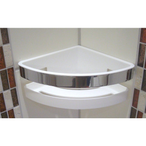 Купить Полка Keuco Collection Moll 12757 хром, белая в Москве с доставкой Полка Keuco Collection Moll 12757 хром, белая