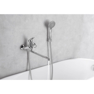 Смеситель для ванны с душем Акватек Вега AQ1042CR хром