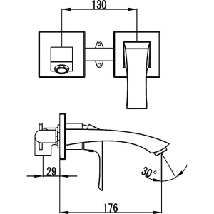 Купить Смеситель для раковины Lemark Unit LM4526C С ВНУТРЕННЕЙ ЧАСТЬЮ в Москве с доставкой Смеситель для раковины Lemark Unit LM4526C С ВНУТРЕННЕЙ ЧАСТЬЮ