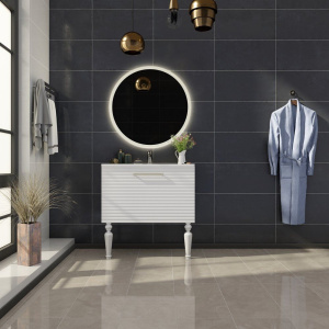 Тумба с раковиной Sanvit Эмми 3Д 80 белая