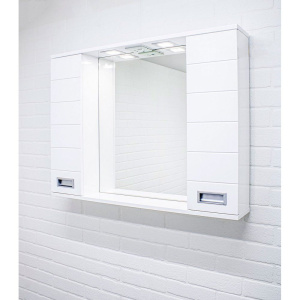 Зеркало Домино Cube 90 с подсветкой