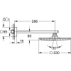 Верхний душ Grohe Rainshower Allure 230 26064000