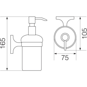 Дозатор Veragio Oscar OSC-5270.CR хром